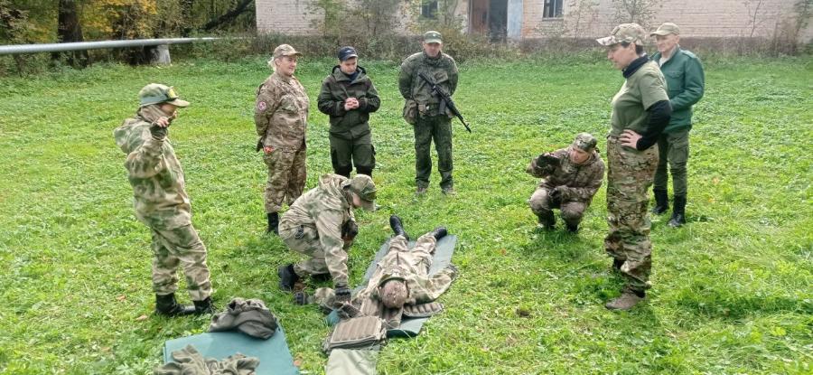 Участие в совместных занятиях с военно-патриотическими организациями г. Калуги