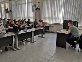 Cостоялась встреча представителя отряда пограничного контроля международного аэропорта Внуково со студентами