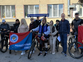 Команда КГУ приняла участие в велоквесте «Десять вёрст до Победы»