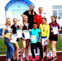 Студенты КГУ - победители первенства области по лёгкой атлетике среди вузов! 