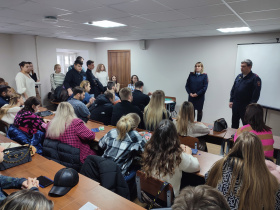Встреча студентов института истории и права с представителями УМВД России по Калужской области